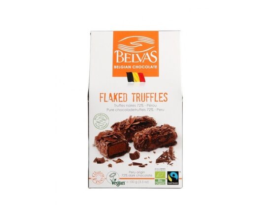 Bezglutēna Beļģu šokolādes trifeles 72% BIO 100g